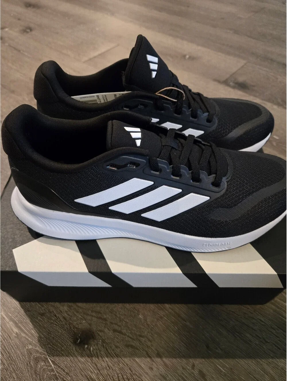 adidas Runfalcon 5 IH7758 Mens 8.5 Womens 9.5 Black White New Box